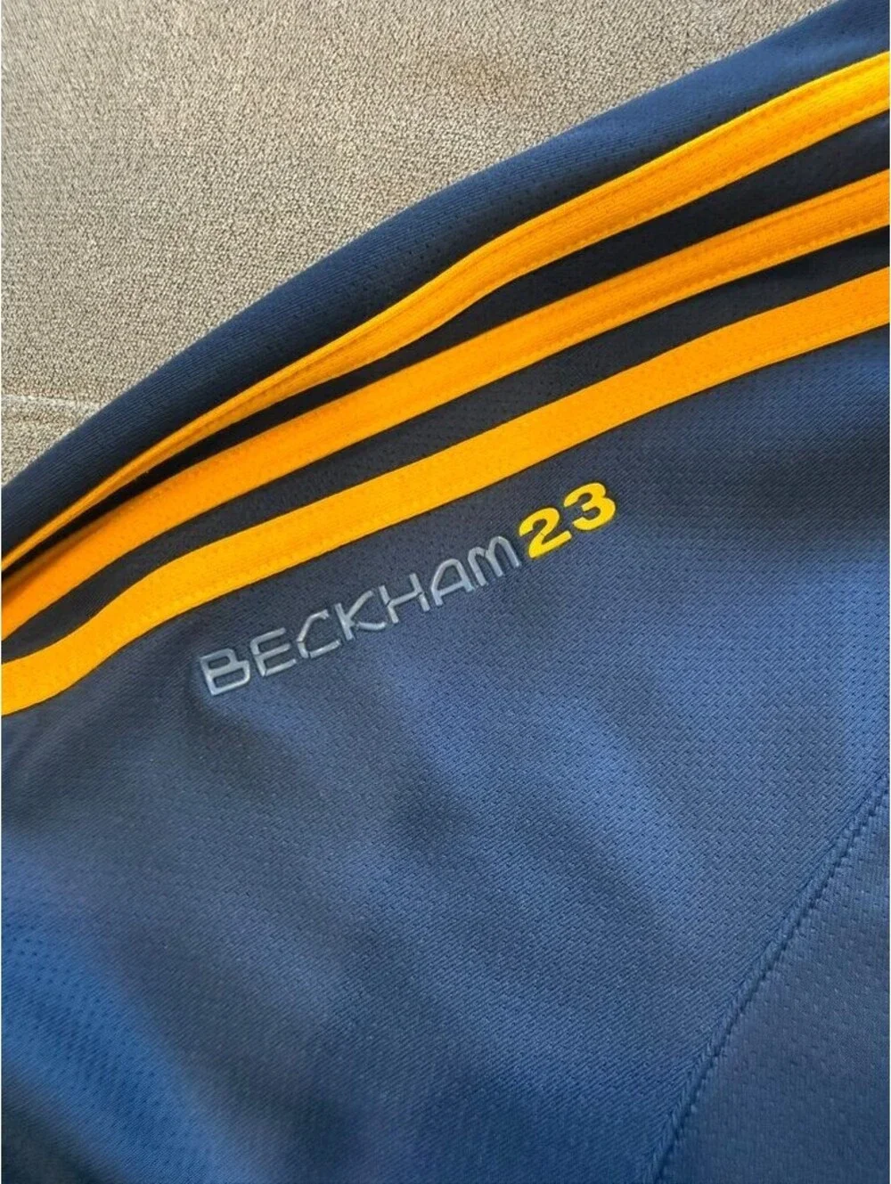 Adidas LA Galaxy Beckham 23 Track Jacket Navy Gold XL MLS